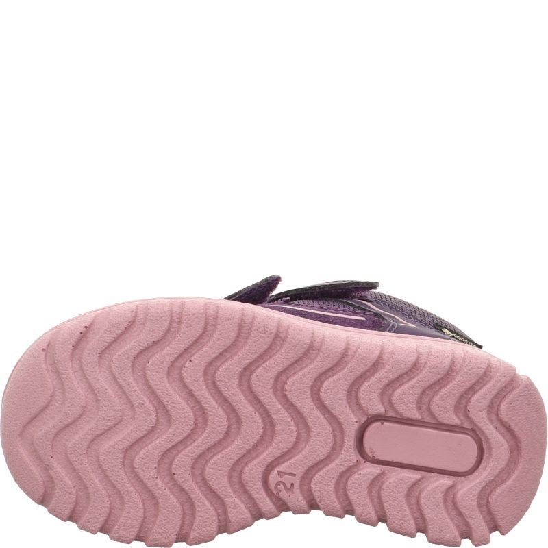 Superfit SPORT7 MINI Girls Sneakers high - Material: Leder/Sonstiges Material/Texti in Purple