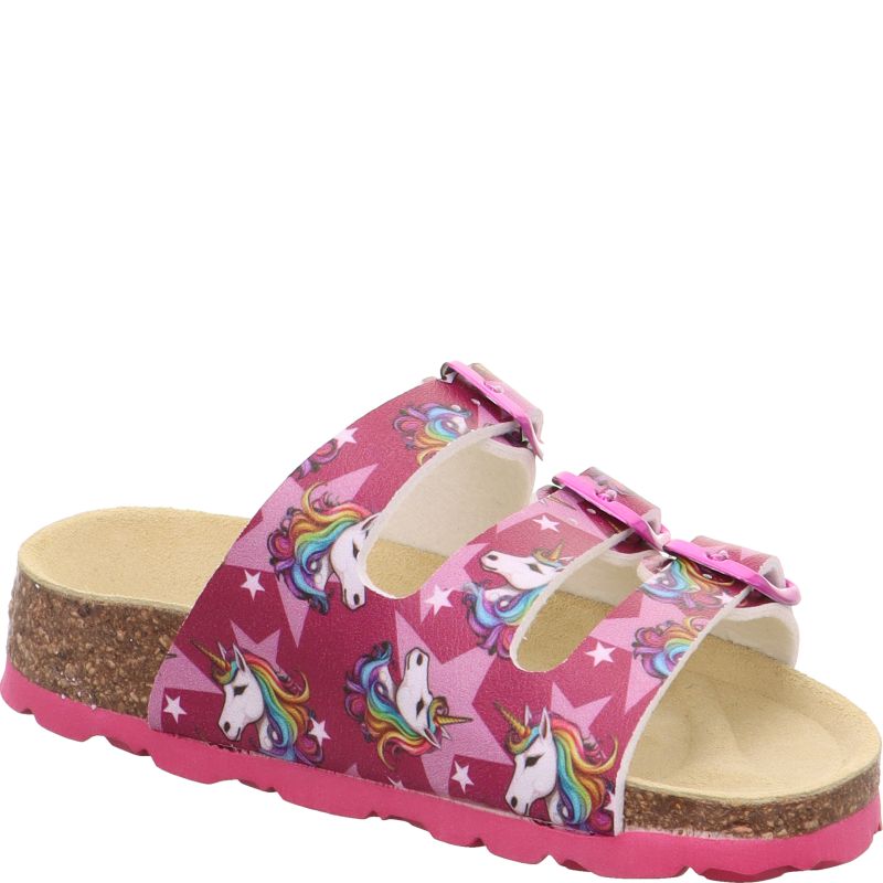 Superfit FUSSBETTPANTOFFEL Girls Slipper - Material: Sonstiges Material in Pink