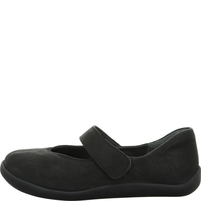 Think! BLO Damen Ballerina - Material: Leder in Schwarz