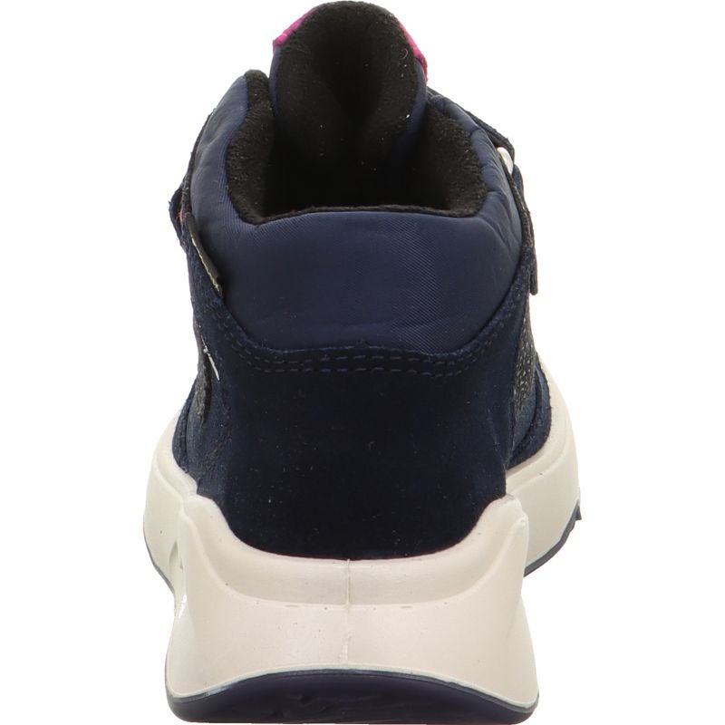 Superfit MELODY Girls Sneakers high - Material: Leder/Sonstiges Material/Texti in Blue