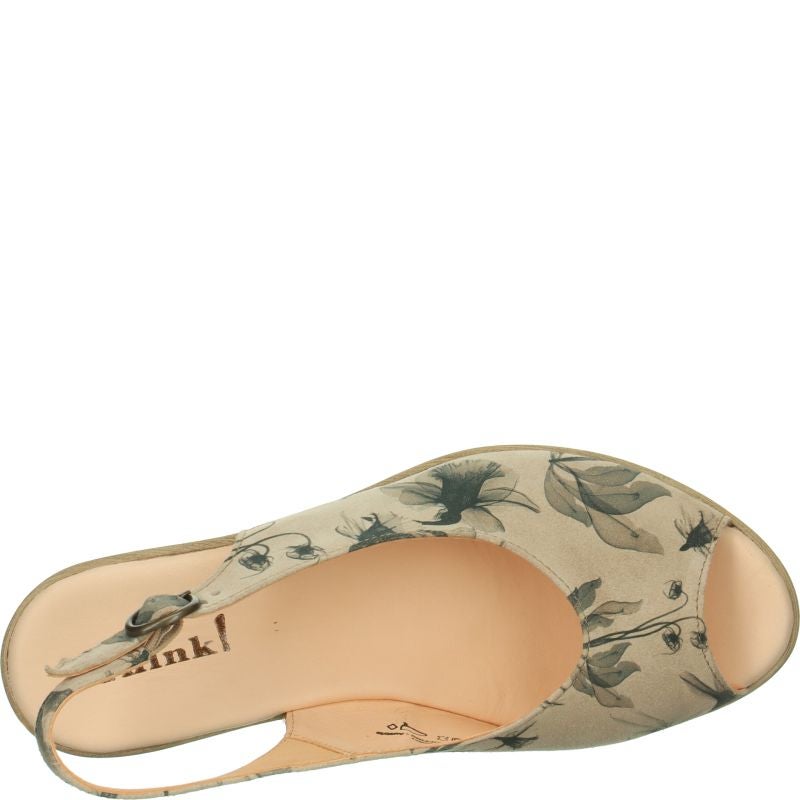 Think ZEPPA Woman Sandal - Material: Leather in Multi Colour