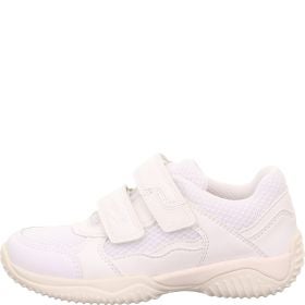 Superfit STORM Unisex, Jungen Sneaker low - Material: Leder/Sonstiges Material/Textil in Weiß