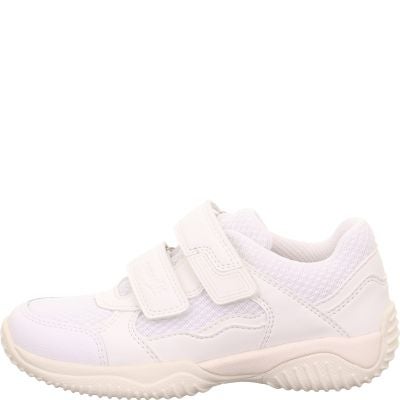 Superfit STORM Unisex, Jungen Sneaker low - Material: Leder/Sonstiges Material/Textil in Weiß