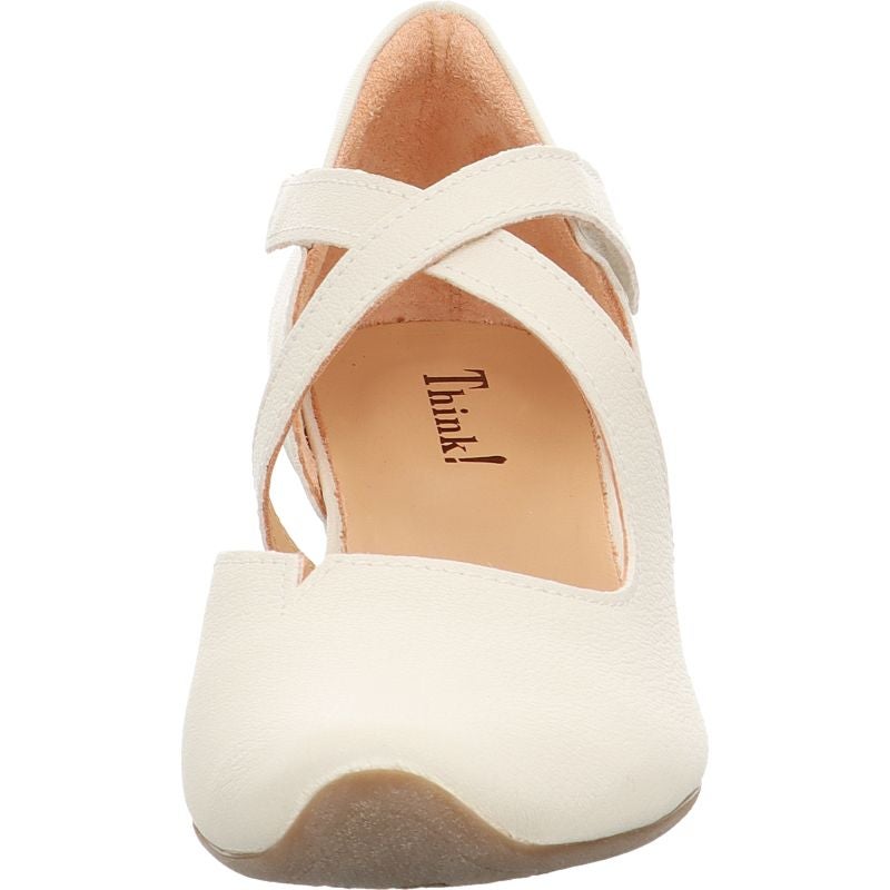 Think AIDA DAMEN Woman Pumps - Material: Leather in Beige