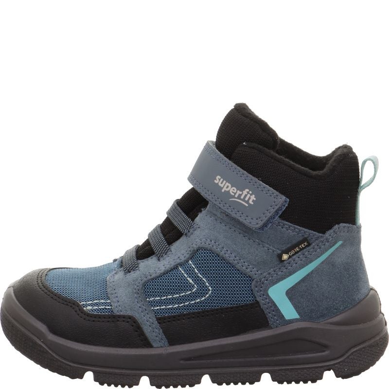 Superfit MARS Unisex | Boys Boot - Material: Leder/Sonstiges Material/Texti in Blue
