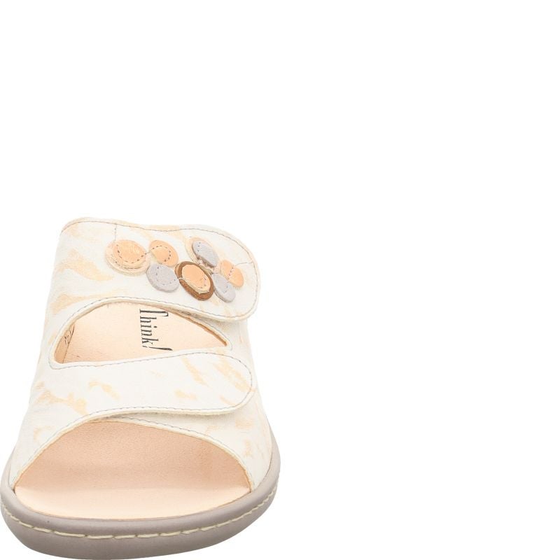 Think CAMILLA DAMEN Woman Mules - Material: Leather in Multi Colour