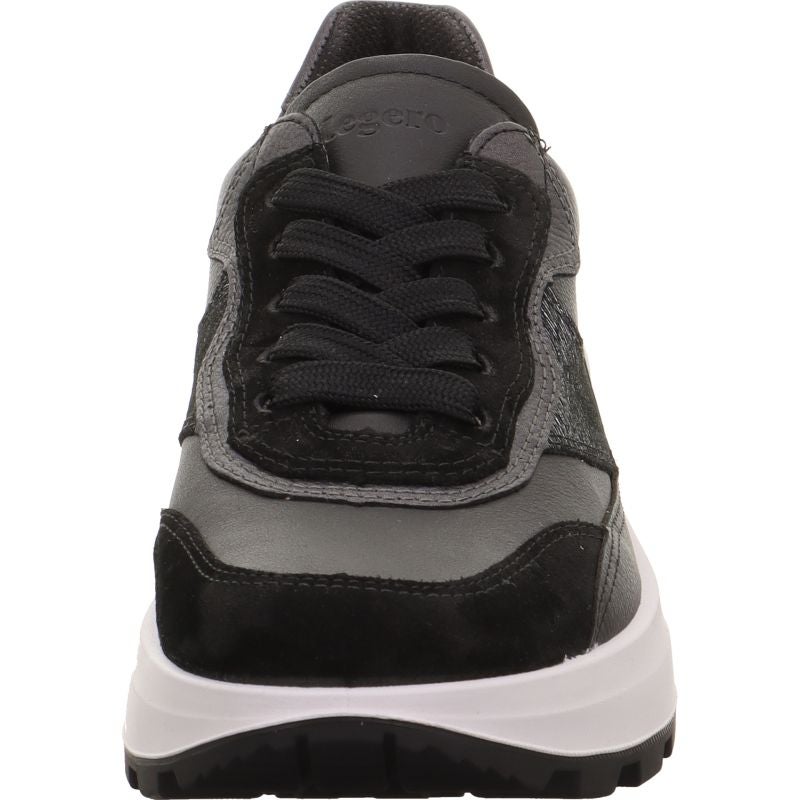 Legero T4 RUN Sneakers low - Material: Leather in Black