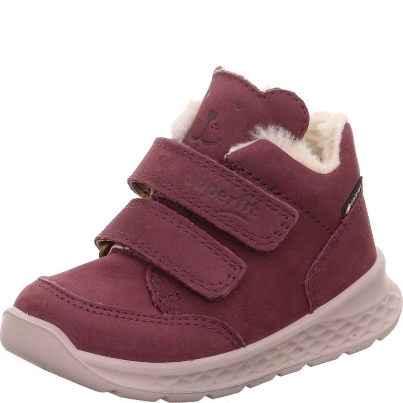 Superfit BREEZE Sneaker high - Material: Leder in Rot