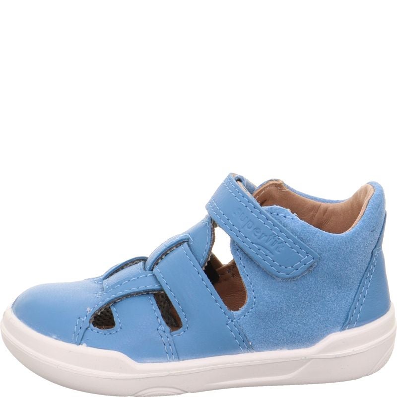 Superfit SUPERFREE Boys Sandal - Material: Leather in Blue