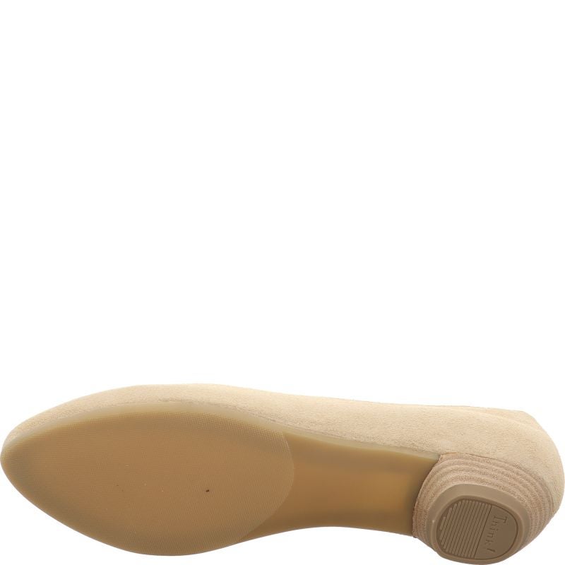 Think GRACE Woman Pumps - Material: Leather in Beige
