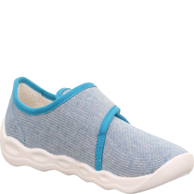 superfit BUBBLE Jungen Hausschuh - Material: Textil in Grün