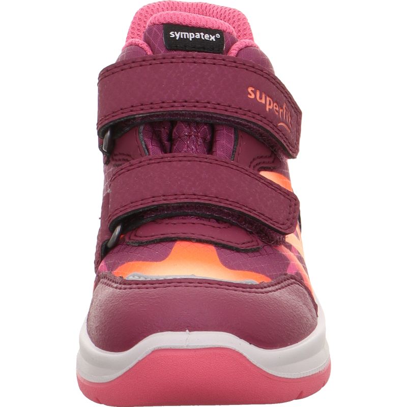 Superfit COOPER Girls Sneakers high - Material: Textil/Sonstiges Material in Red