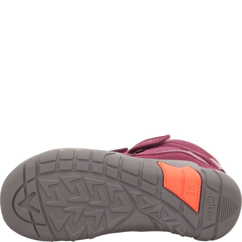 Superfit TRACE Mädchen Sneaker high - Material: Textil/Sonstiges Material in Rot