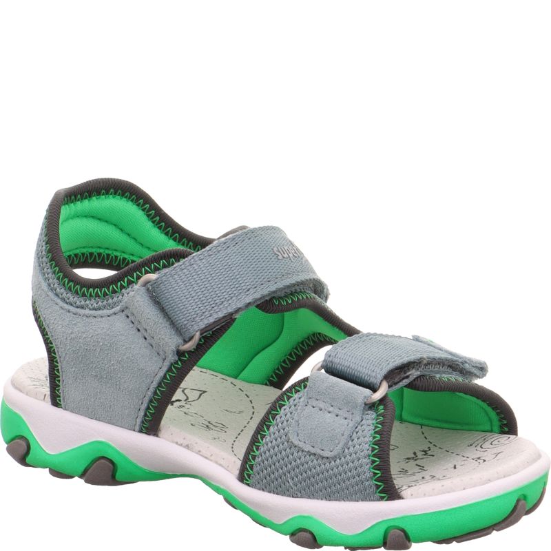Superfit MIKE 3.0 Sandale - Material: Leder/Textil in Grün