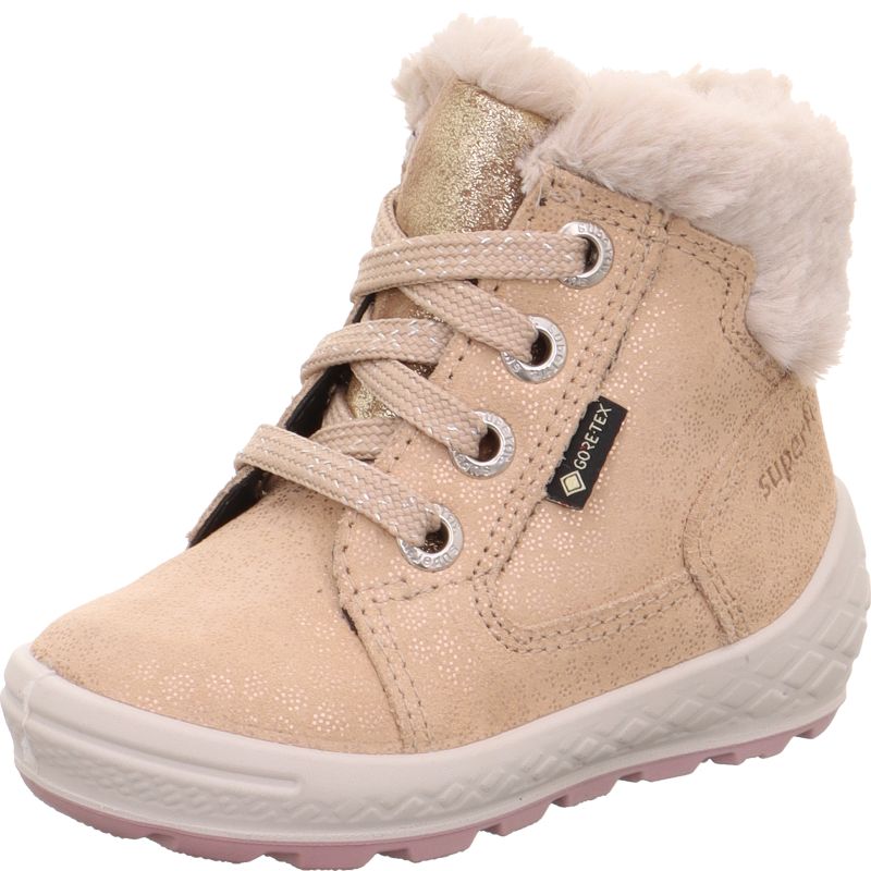 Superfit GROOVY 2.0 Boots - Material: Leder/Textil in Beige