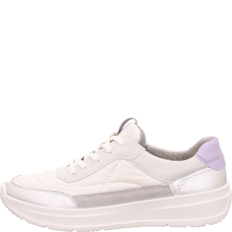 legero SPRINTER Damen Sneaker low - Material: Leder/Textil in Weiß
