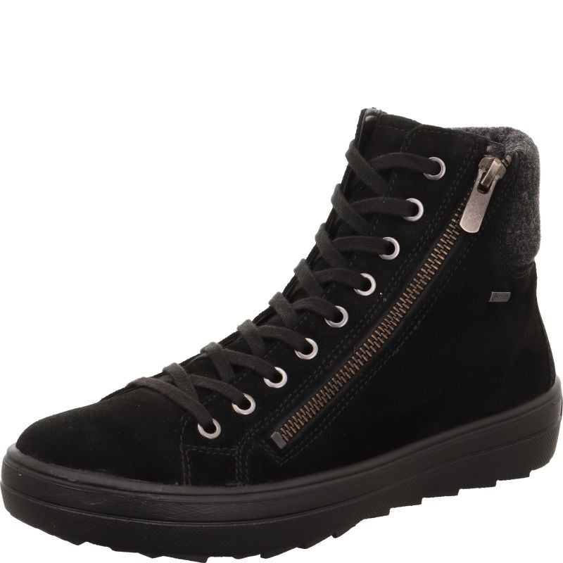 Legero MIRA Woman Sneakers high - Material: Leather/Textil in Black