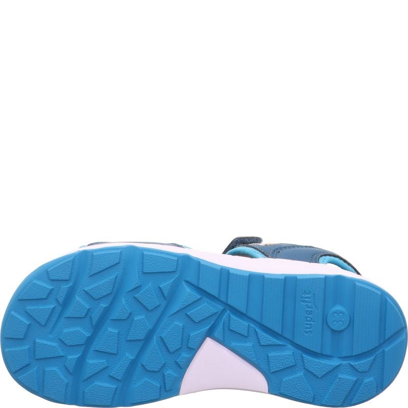 Superfit CRISS CROSS Jungen Sandale - Material: Textil/Sonstiges Material in Blau