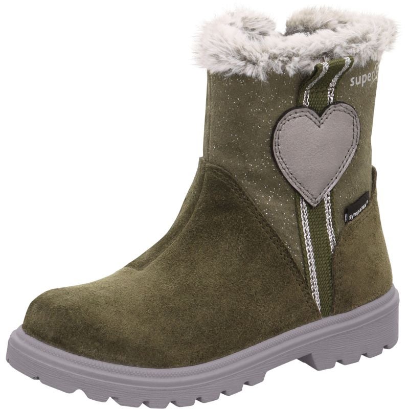 Superfit SPIRIT Girls Boot - Material: Leather/Textil in Green