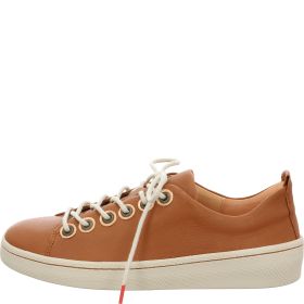 Think KUMI Woman Sneakers low - Material: Leather in Brown