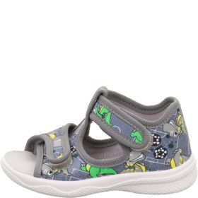Superfit POLLY Jungen Hausschuh - Material: Textil in Grau