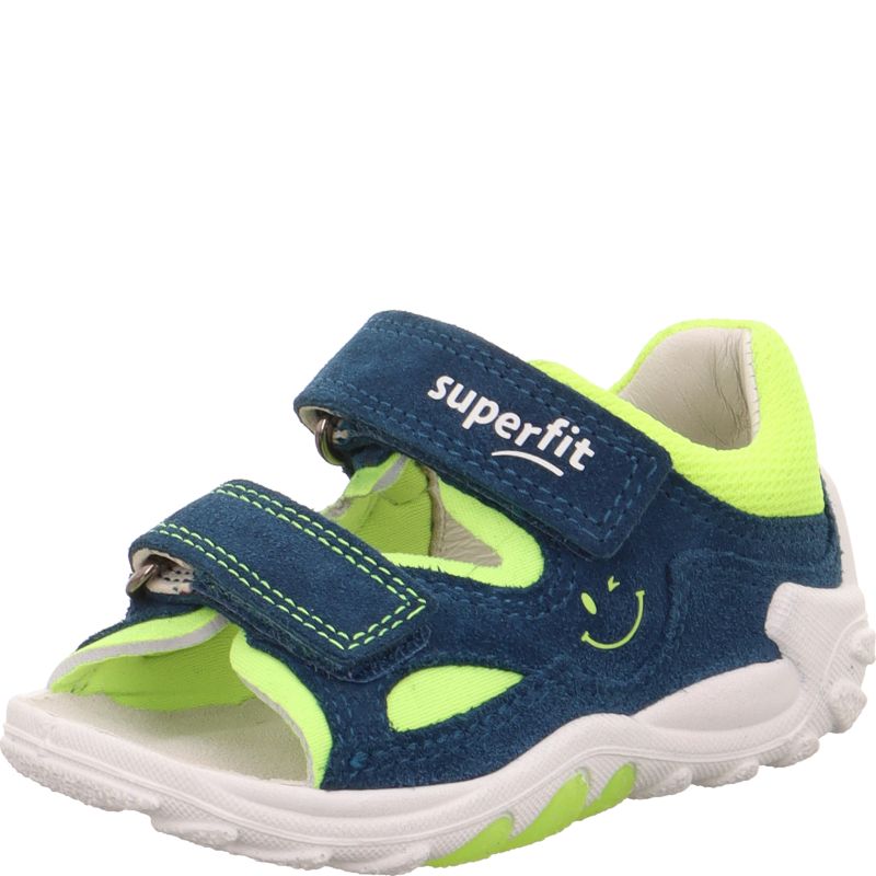 Superfit FLOW Boys Sandal - Material: Leather/Textil in Blue