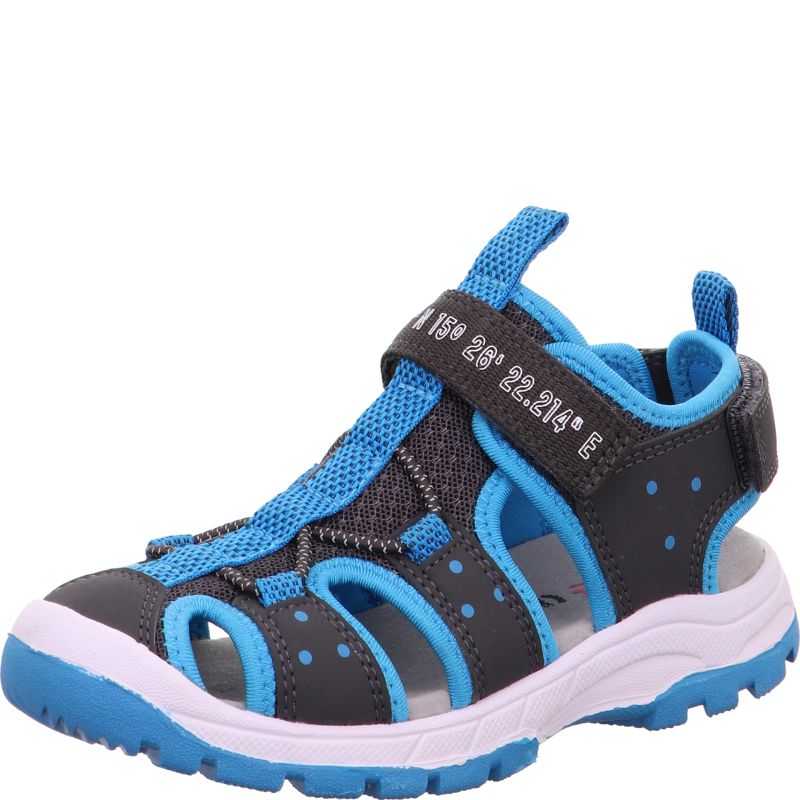Superfit TORNADO LIGHT Unisex, Jungen Sandale - Material: Textil/Sonstiges Material in Grau