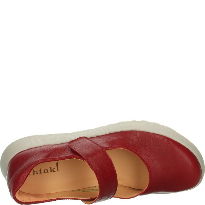 Think COMODA  - Material: Leather in Red
