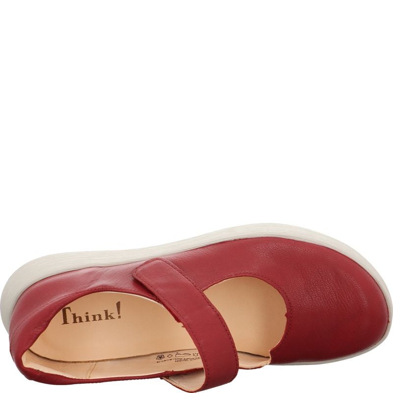 Think COMODA  - Material: Leather in Red
