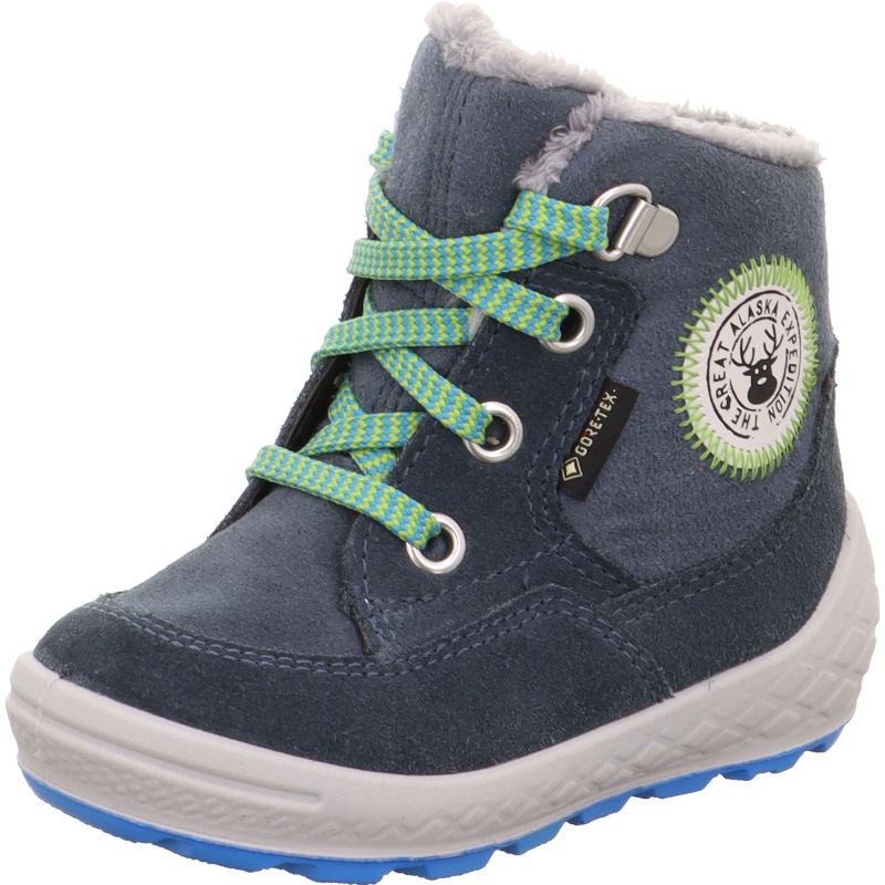 Superfit GROOVY 2.0 Jungen Boots - Material: Leder/Textil in Blau