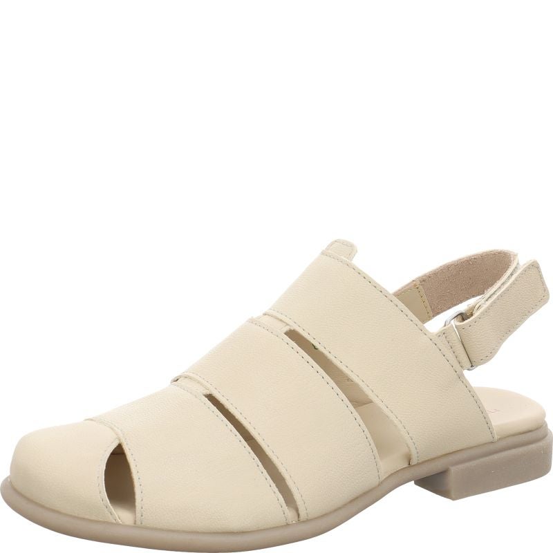 Think! KAMAA Damen Sandale - Material: Leder in Beige