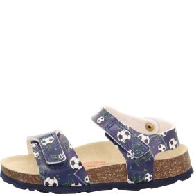 Superfit FUSSBETTPANTOFFEL Boys Sandal - Material: Sonstiges Material in Blue