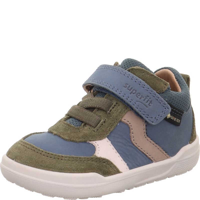 Superfit SUPERFREE 2.0 Jungen Sneaker high - Material: Leder/Textil in Grün