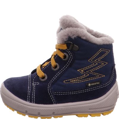 Superfit GROOVY Jungen Boots - Material: Leder/Textil in Blau