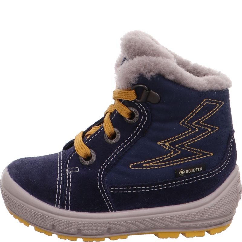 Superfit GROOVY Boys Boot - Material: Leather/Textil in Blue