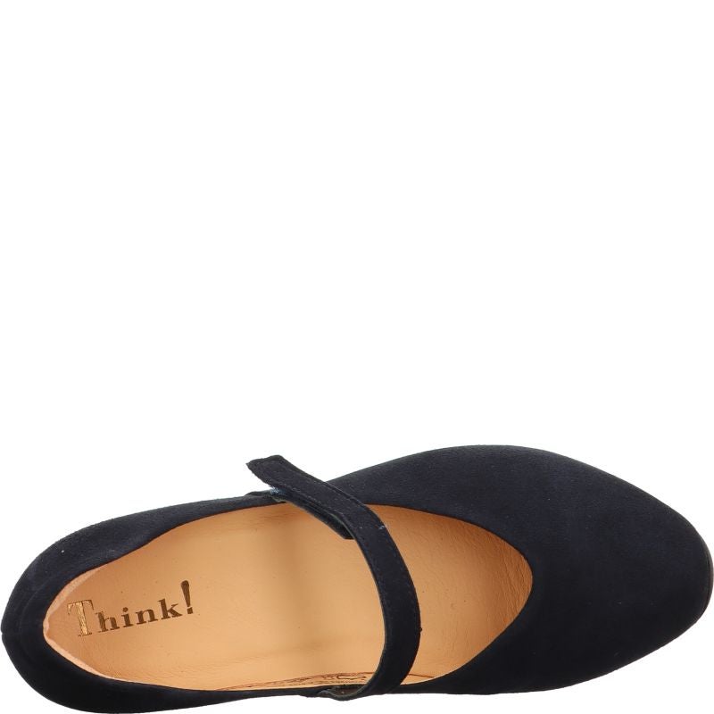Think AIDA DAMEN Woman  - Material: Leather in Blue