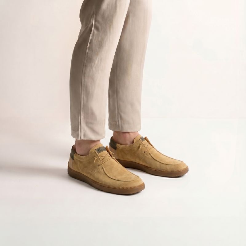 Think TURNA MEN Men Sneakers low - Material: Leather in Beige