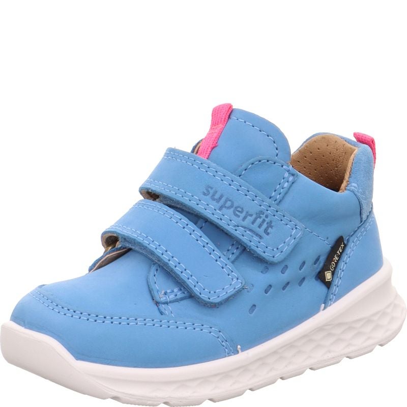 Superfit BREEZE Mädchen Sneaker low - Material: Leder in Blau