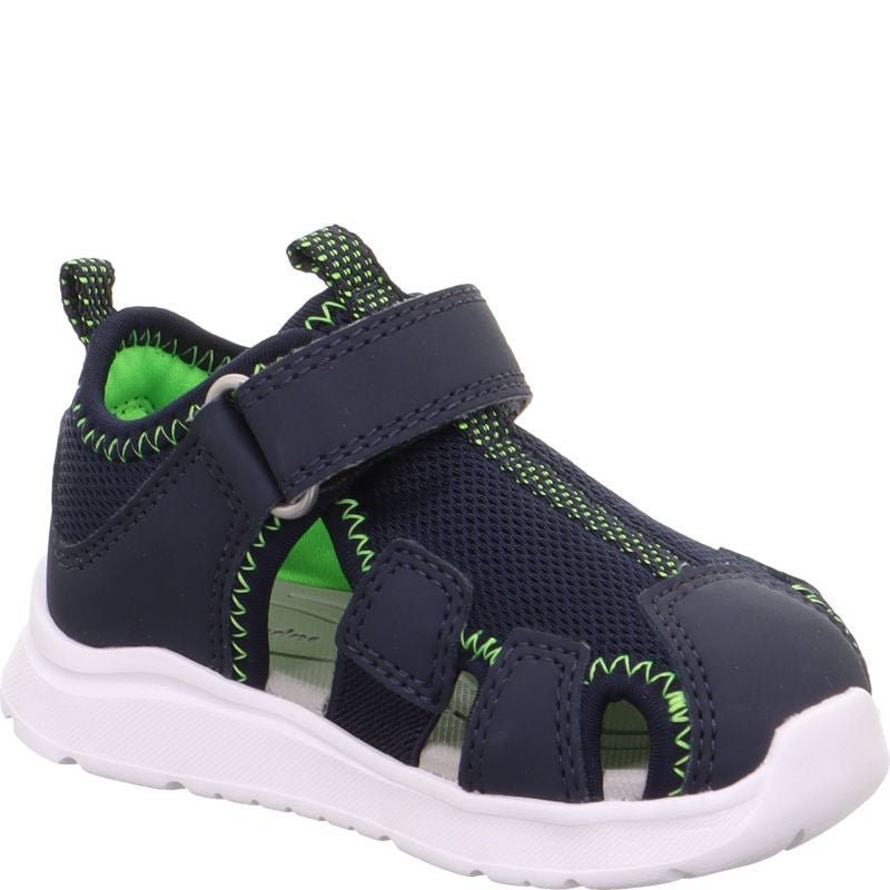 Superfit WAVE Unisex, Jungen Sandale - Material: Textil/Sonstiges Material in Blau