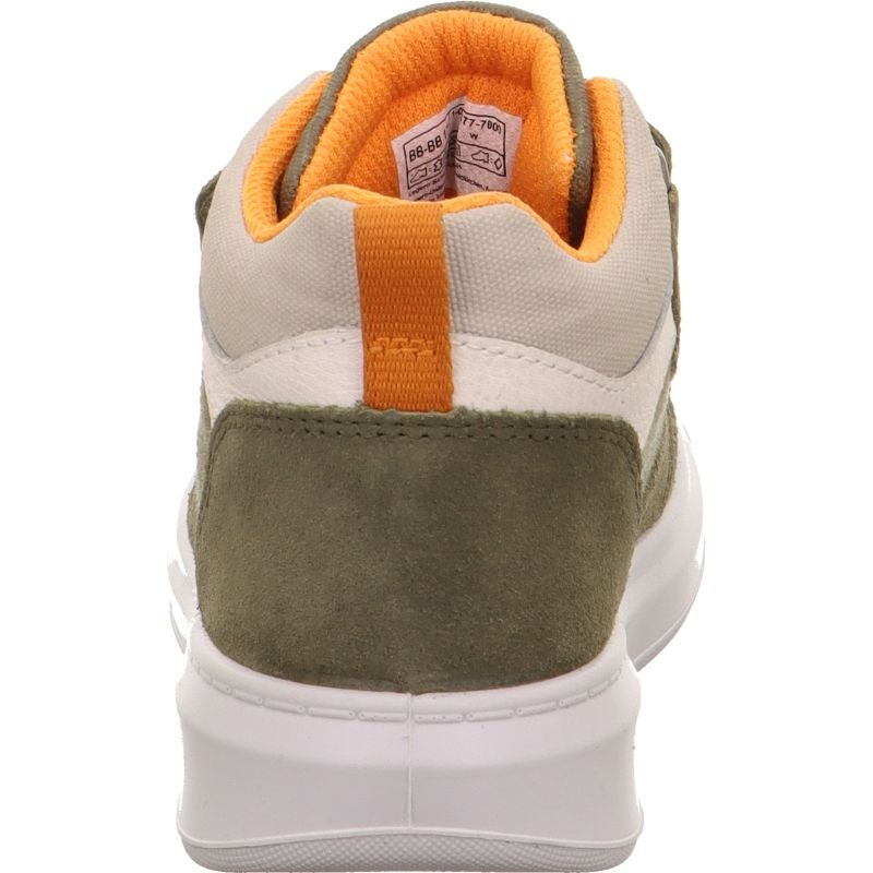Superfit COSMO Boys Sneakers high - Material: Leather/Textil in Green