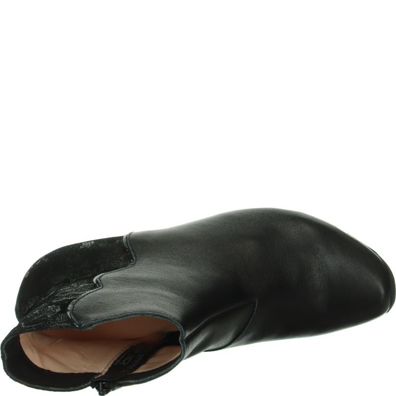Think AIDA DAMEN Woman Ankle boot - Material: Leather in Black