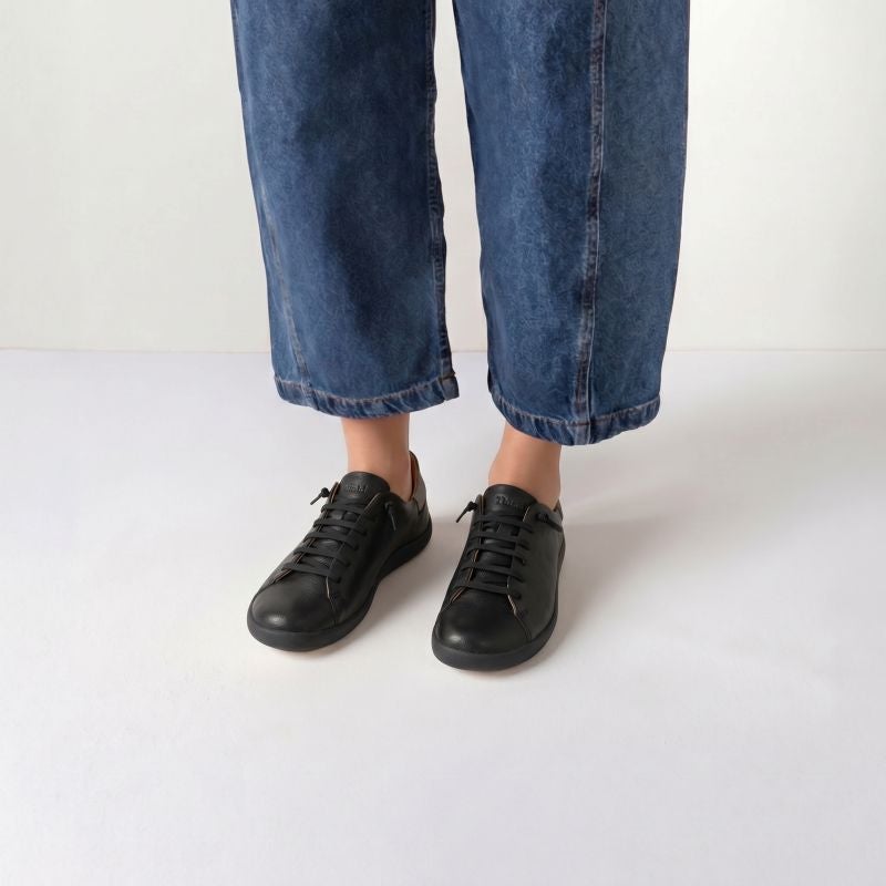 Think! BLO Damen Sneaker low - Material: Leder in Schwarz