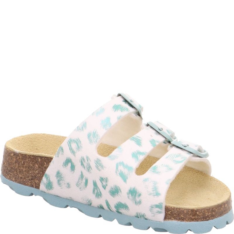 Superfit FUSSBETTPANTOFFEL Slipper - Material: Textile in White