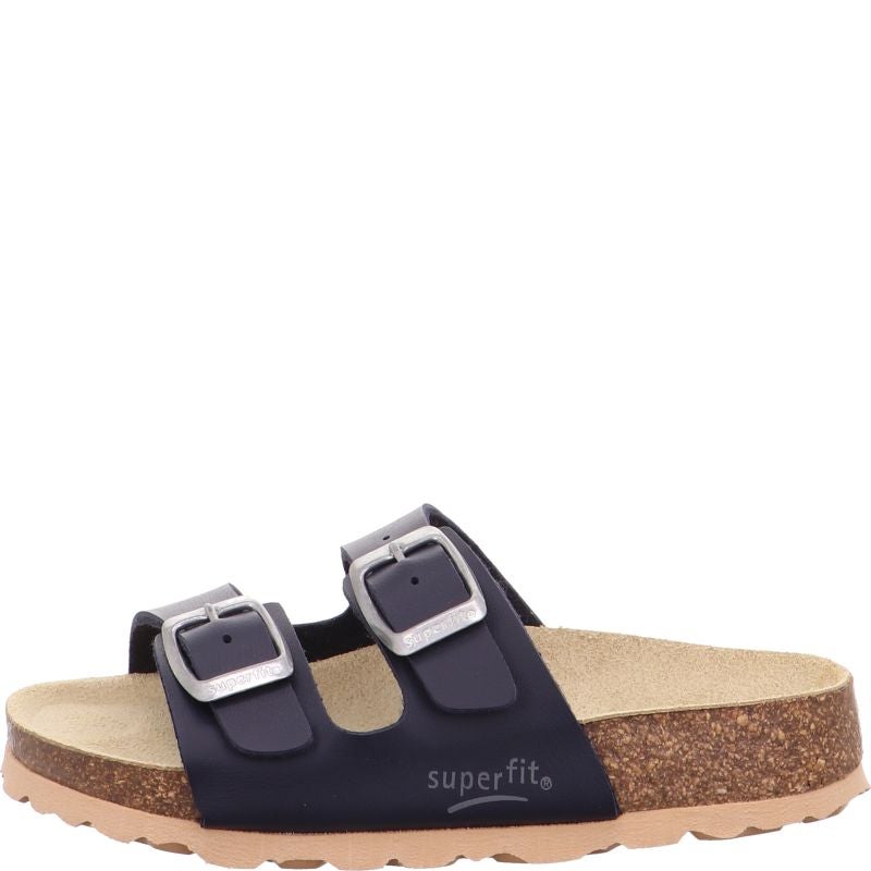 Superfit FUSSBETTPANTOFFEL Boys Slipper - Material: Sonstiges Material in Blue