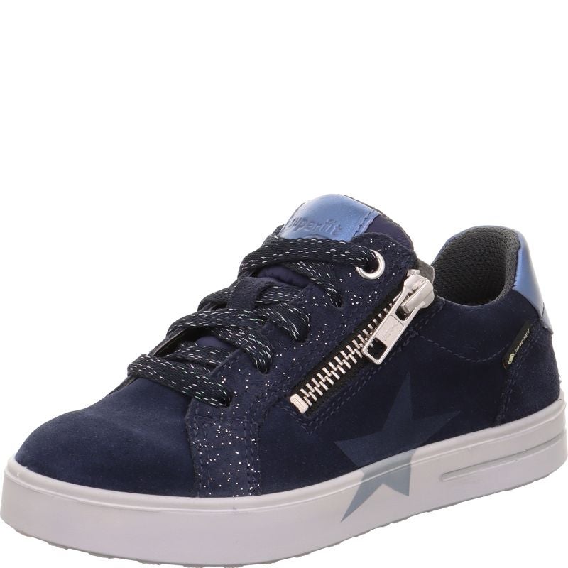 Superfit STELLA Girls Sneakers low - Material: Leather/Textil in Blue