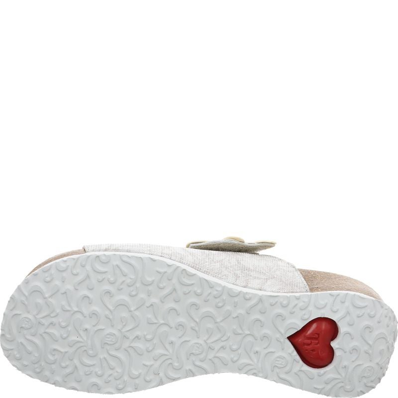 Think MIZZI DAMEN Mules - Material: Leather in Metallic