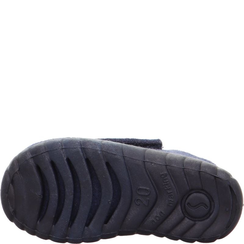 Superfit HAPPY Jungen Hausschuh - Material: Textil in Blau