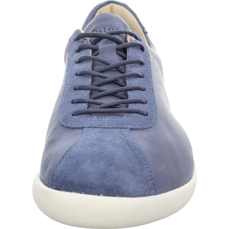 Think HAPPAT Sneakers low - Material: Leather in Blue