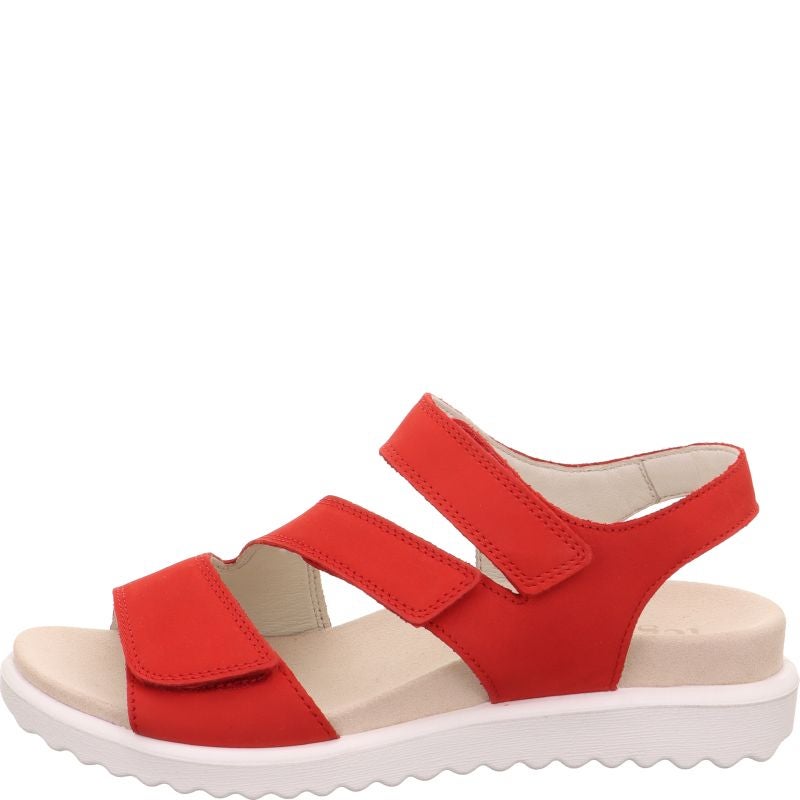 Legero MOVE Damen Sandale - Material: Leder in Rot
