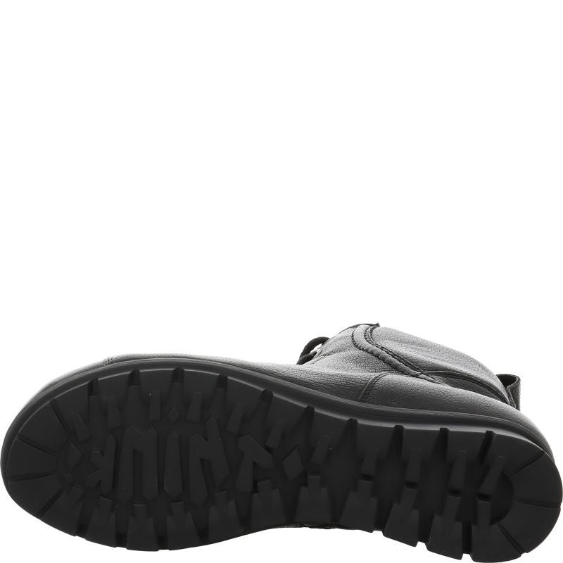 Think MENSCHA Lace-up boot - Material: Leather in Black